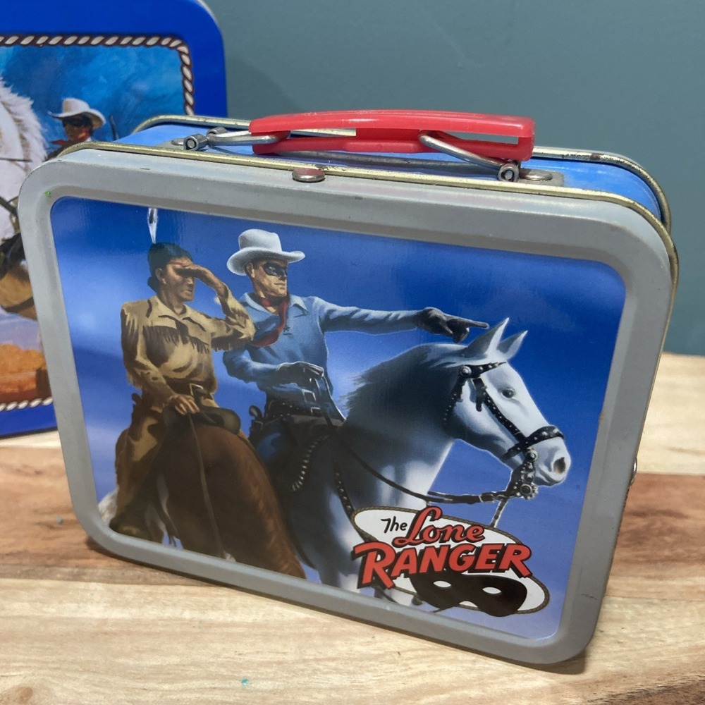New The Lone Ranger Hallmark & General Mills Mini Tin Lunchbox Collectible 98 01 - Picture 7 of 15